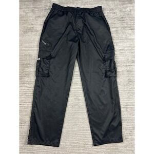 Unbranded Cargo Pants Mens XXL Black Utility Streetwear Techwear Polyester